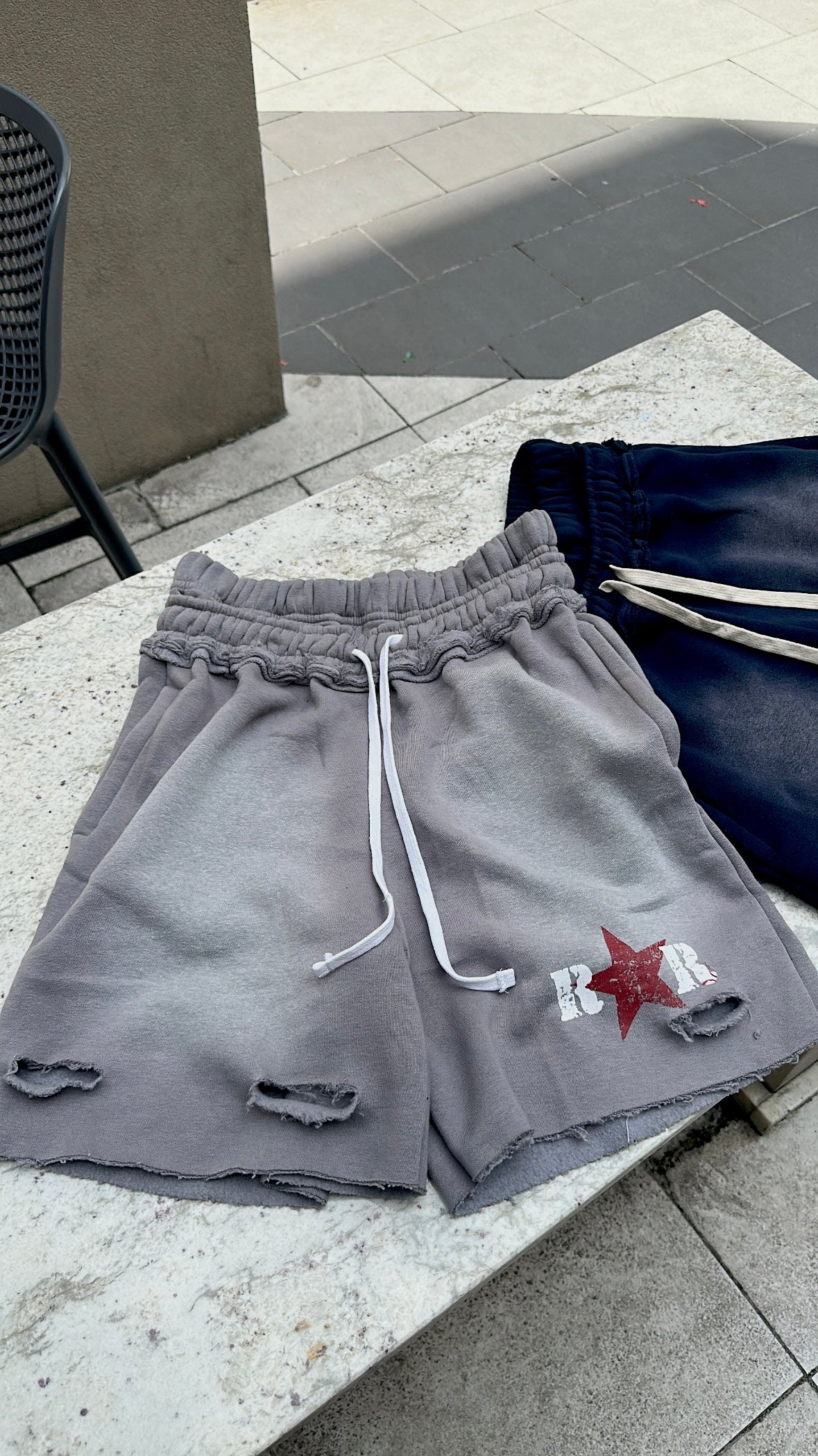 "003 ROR DOUBLE WAISTED SWORTS"