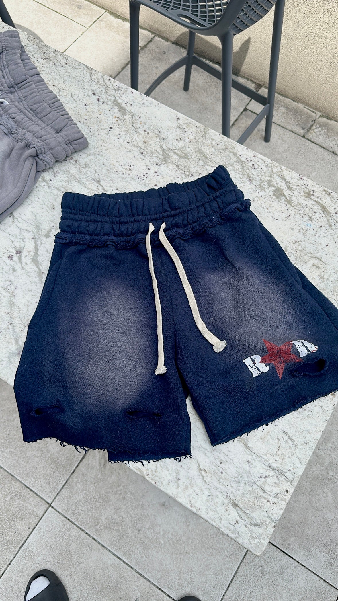 "003 ROR DOUBLE WAISTED SWORTS"